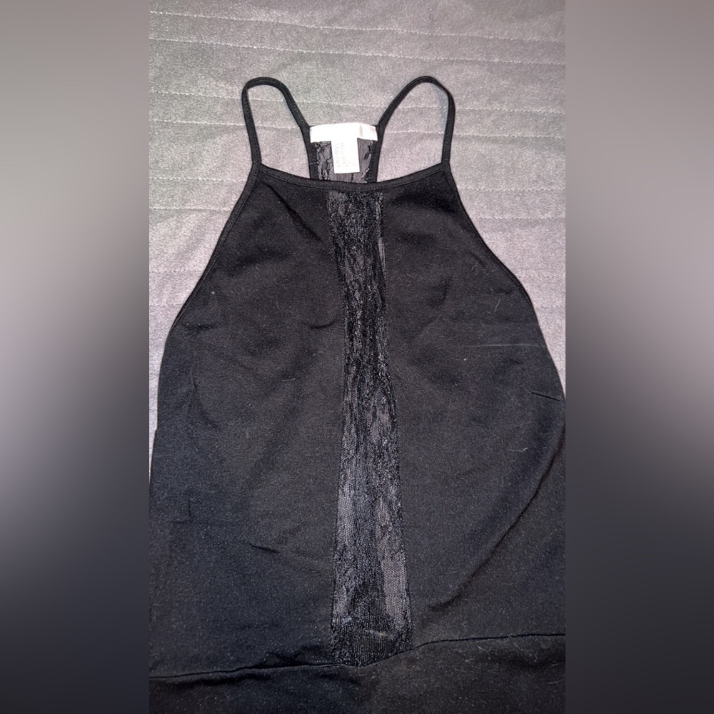 Forever 21 black lace bodysuit